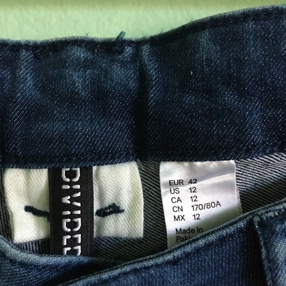 H&M Side Zip Jeans 12 - Picture 4 of 7
